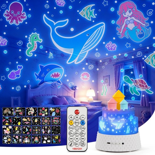 Kids night light projector - night,
