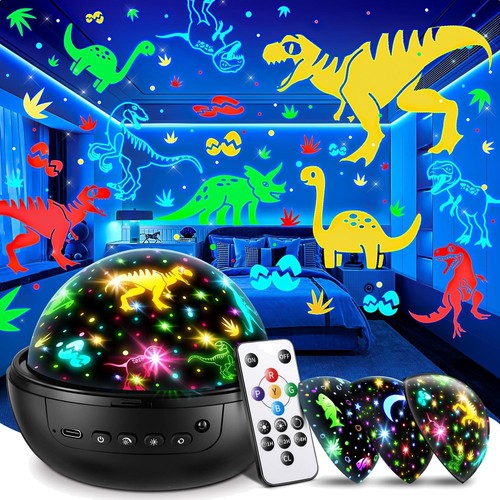 Dinosaur night light projector - night,