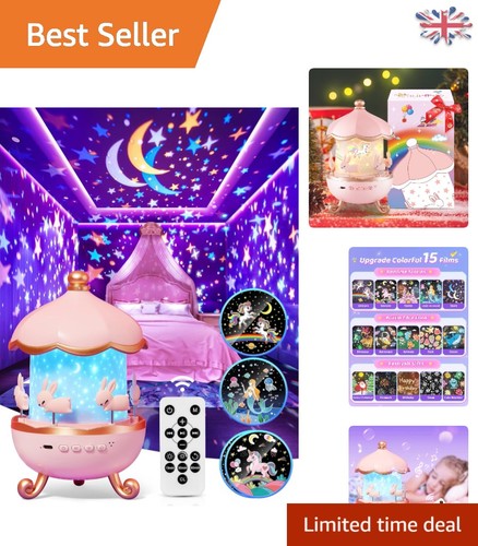 Unicorn night light projector - light,